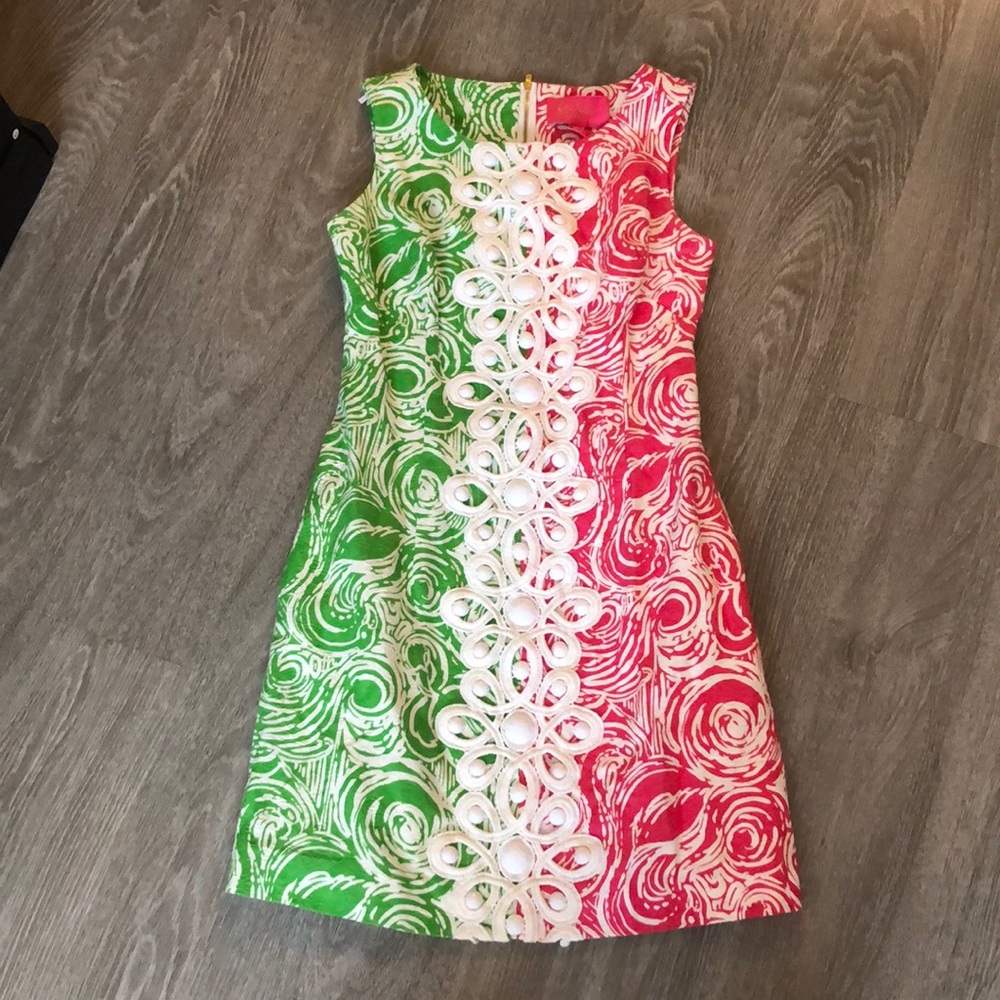 💕EUC Lilly Pulitzer Jubilee Shift Dress, 0